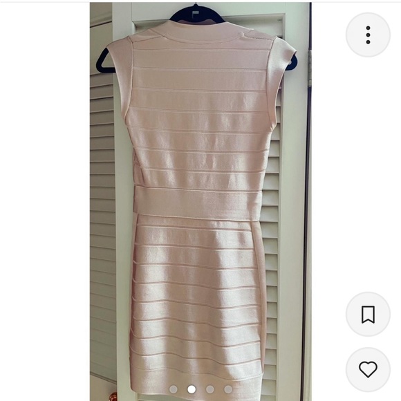 French Connection Light Pink Bandage Dress - Picture 2 of 4